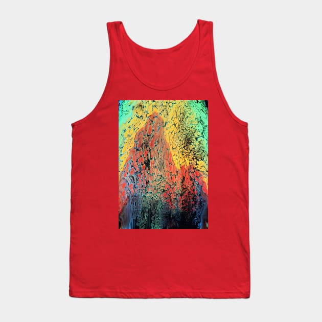 Seasons Fluid Art Tank Top by Stacey-Design